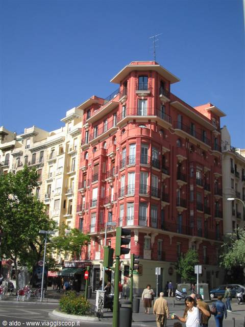 Typical Madrid buildings
