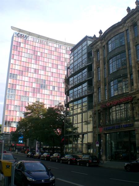 Modern and ancient building