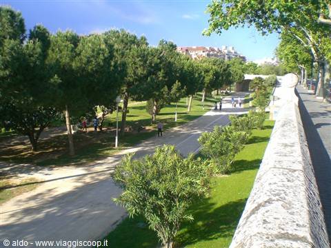 Turia river turned into gardens
