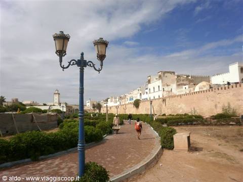 the walls of Essaouira