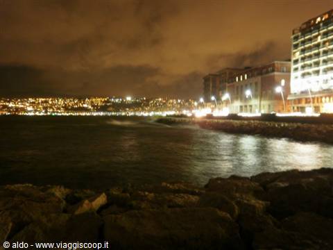 Seafront by night
