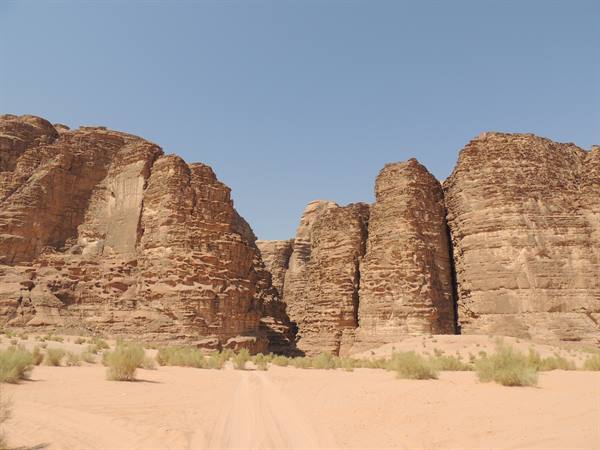 The Wadi Rum desert