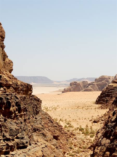 The Wadi Rum desert