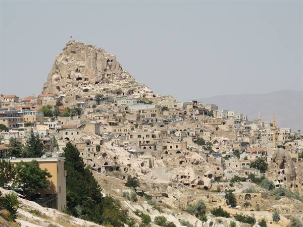 The petrified city of Uçhisar