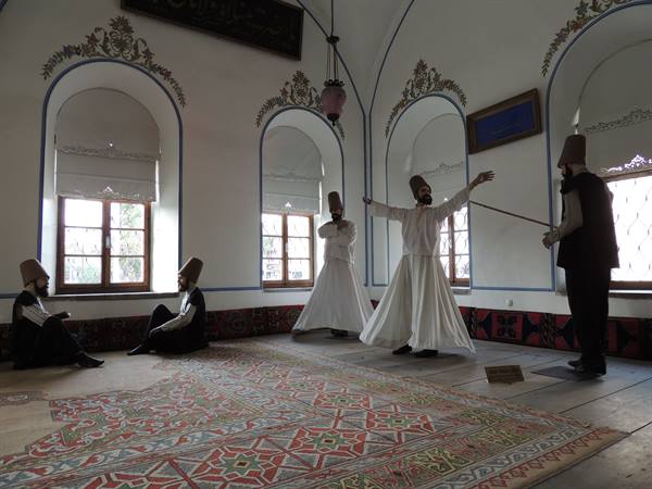 Konya - The Mevlana mausoleum - the whirling Dervishes