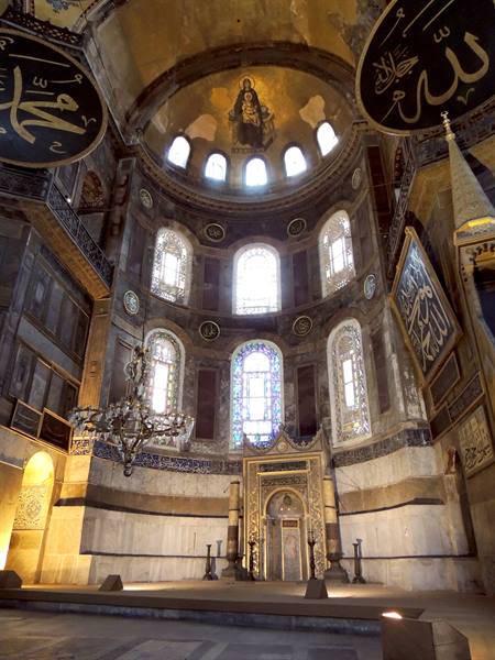 Istanbul - the Hagia Sophia Basilica - interior
