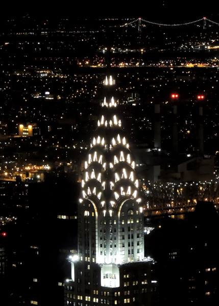 Chrysler by night