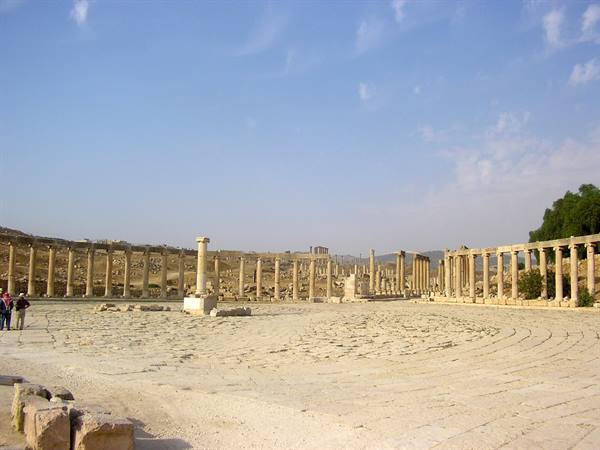 Jerash the oval plaza