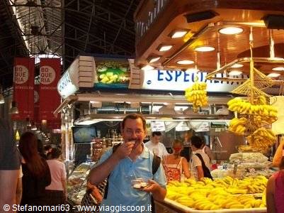 Inside the Boqueria market