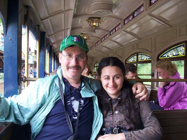 Disneyland: on the little train