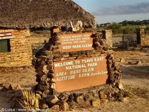 Entrance Tsavo East