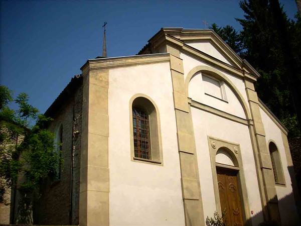 The old Parish Church of S.S. Giacomo and Cristoforo