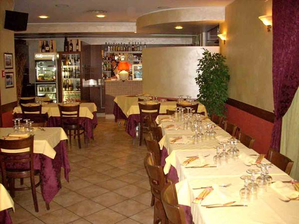 At the dining room of Ristorante Happy Moments