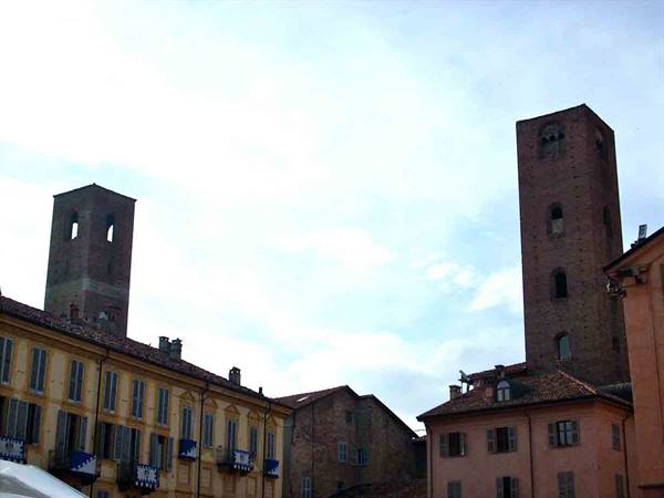 View of the towers in the center