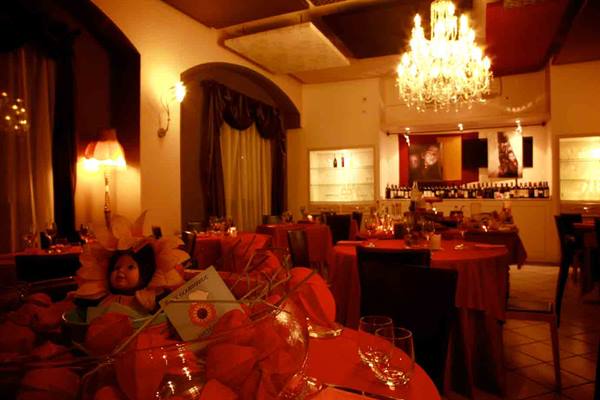 At the Les Gourmands Restaurant