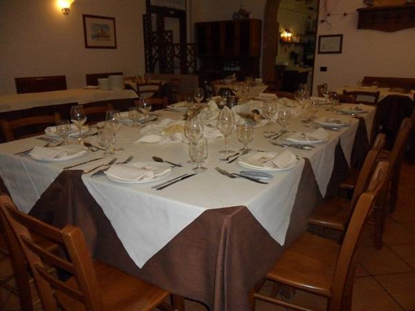 At the table at Ristorante Da Fosca