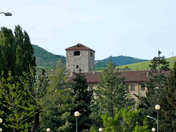 View of the castle with the Witches' Tower