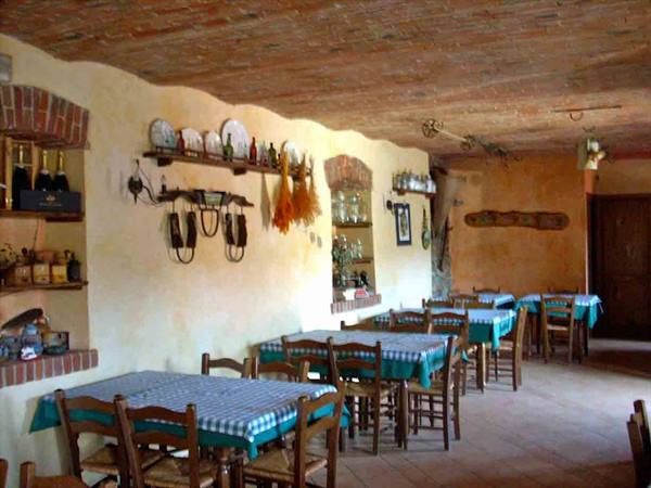 The dining room of Agriturismo Gemma