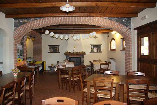 The dining room of Marta's Farm