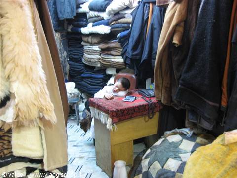 Aleppo: Child resting in the Souq