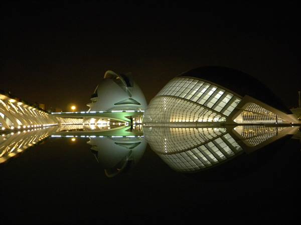 City of Arts and Sciences at night
