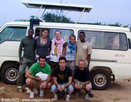 Group setting off for the Safari with Bernard