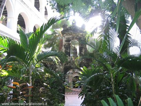 Cloister in the monastery