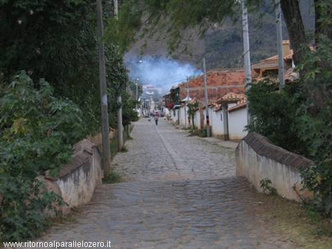 Entering Villa de Leyva