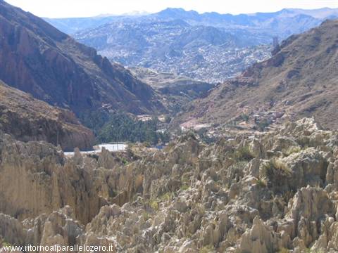 La Paz in the distance
