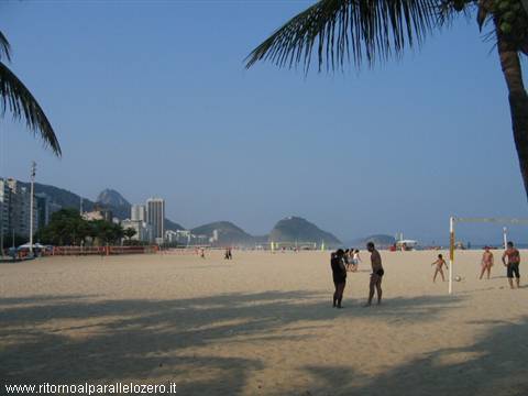 Football in Copacabana