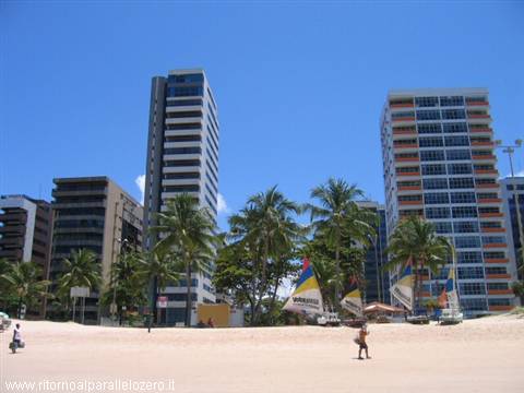 Skyscrapers on the beach