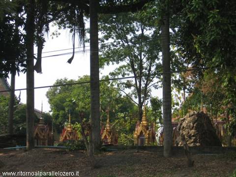Temple immersed in greenery