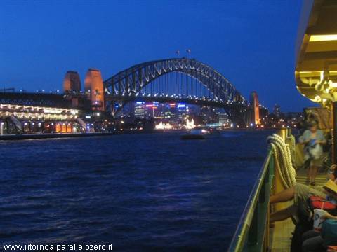 Harbour Bridge at night