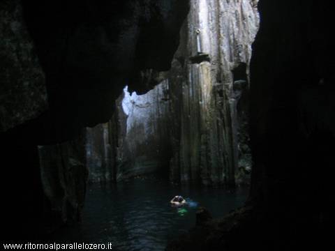 Caves in the middle of the Pacific