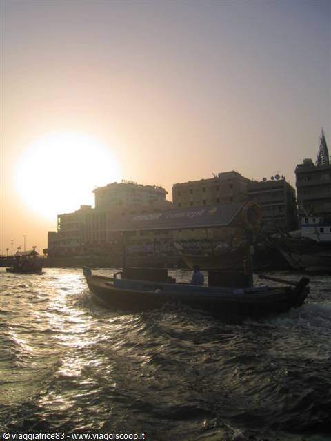 The abras at sunset