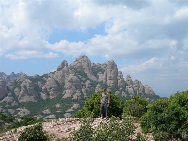 View from the hermitage of the Benedictine Monks of Montserrat