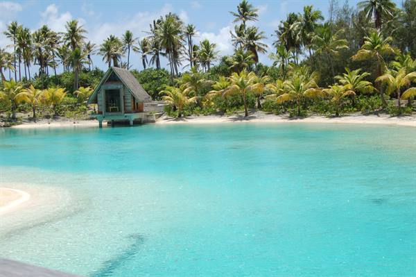 The lagoon of Bora Bora