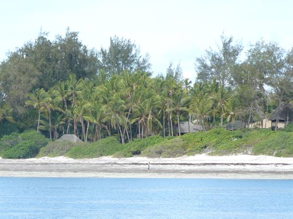 view of the village beach
