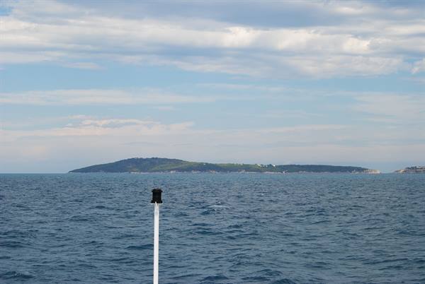 On the ferry to the Tremiti