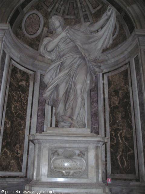 statue of Saint Veronica in St. Peter's