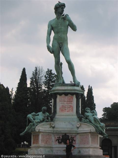 the DAVID BY MICHELANGELO
