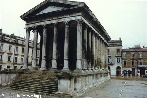the Maison Carrée in Nîmes