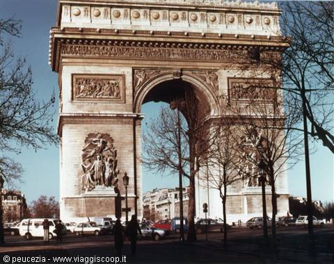 the Arc de Triomphe