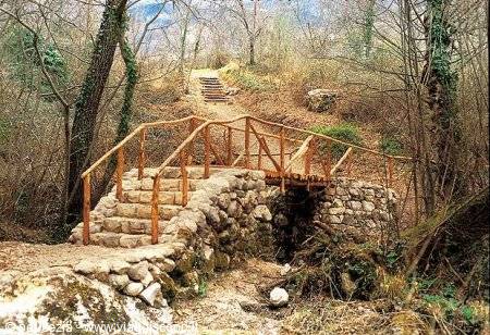 bridge near the sanctuary of san Gabriele