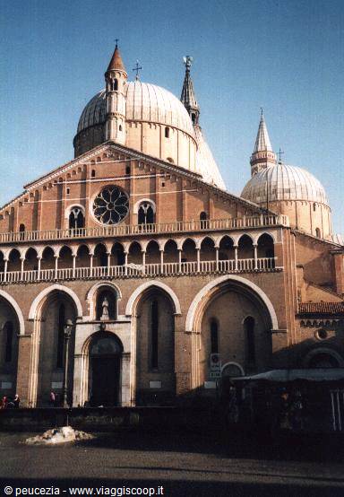 the facade of the basilica