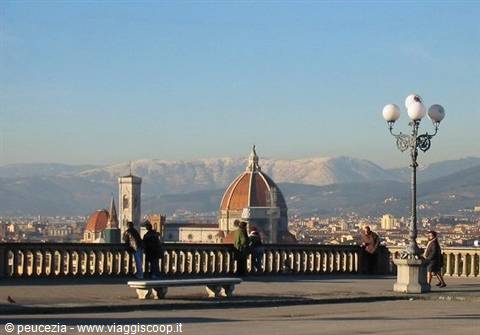 the piazzale Michelangelo