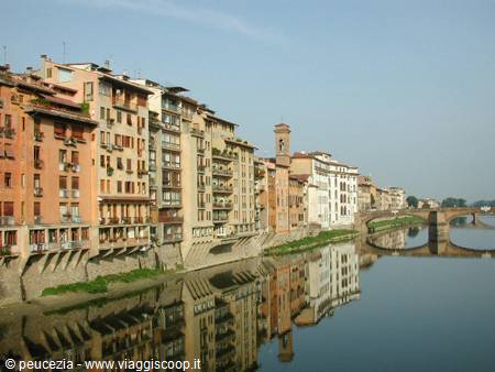 the Arno and ponte vecchio