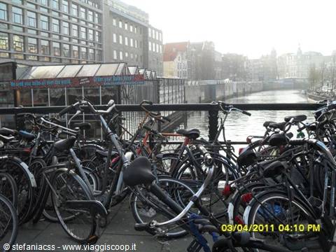 parked bikes