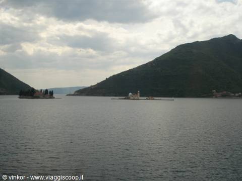 Montenegro: two islets in the bay of Kotor