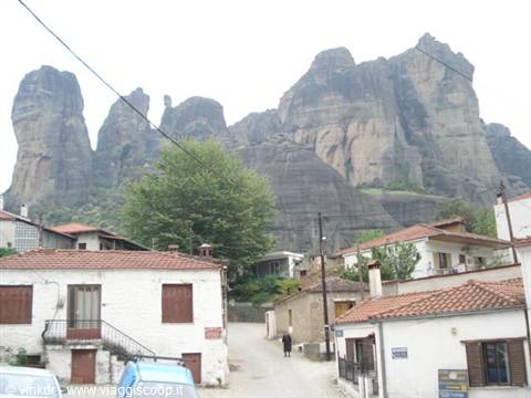 the Meteora at Kalambaka, Greece